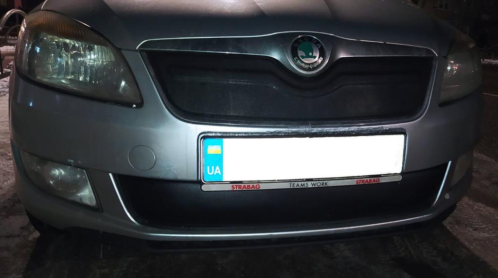Winter Grille (2011-2014 Top) Matte for Skoda Fabia