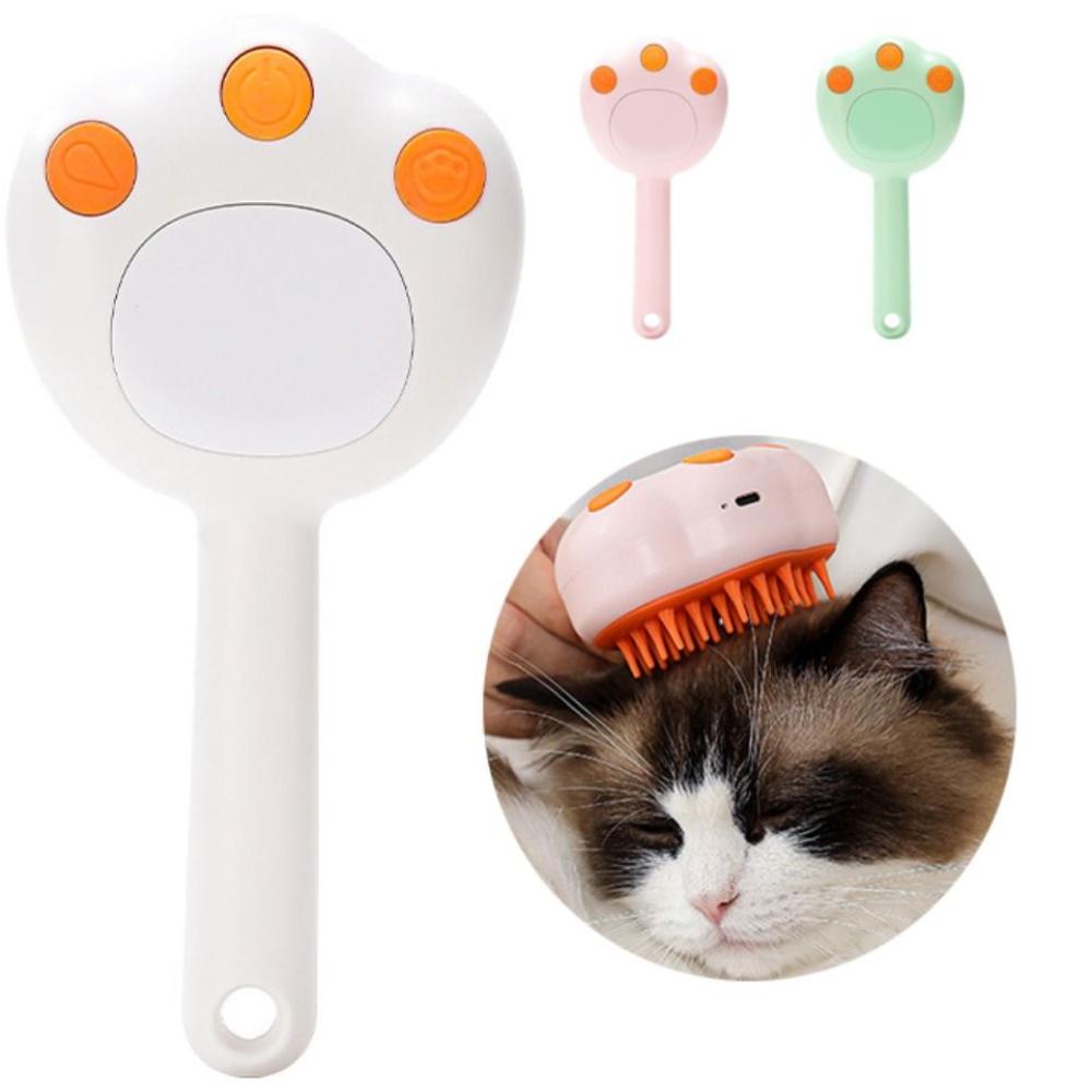 Gentle Steam Brush for Cats Professional Electric Cat Brush New Pet Grooming Comb Pet Grooming