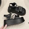 Summer Women Casual Slippers Women's Muffin Shoes Ladies Thick Soled Casual Sandals Adult Casual Beach Shoes Female Jelly Shoes