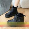 Snow Boots Women's Shoes Winter Women's Fleece-Lined Boots Waterproof Non-Slip Thickening Thermal Northeast Cotton Padded Shoes