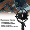 Microphone Shock Mount 47‑57mm Mic Anti Vibration Holder Adapter Clip for Live Streaming Recording