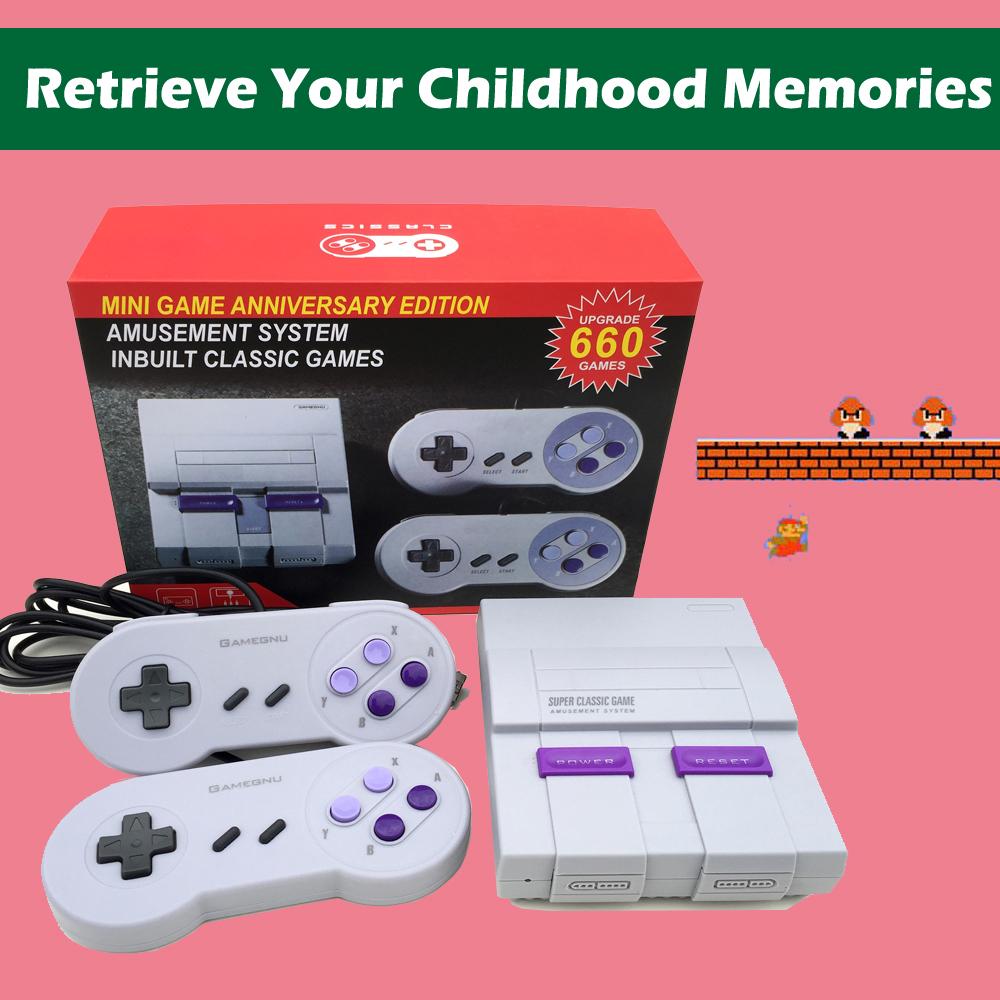 Mini Classic SNES TV Game Console 8 Bit Retro Video Game Console 660