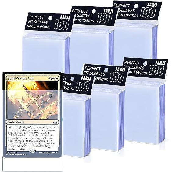 600 Adet Tam Oturan Kılıf, Tam Oturan Kart Kılıfları, MTG İç Kılıfları, Çift Kılıflama İçin Tam Oturan Kılıf, Yüksek Şeffaflıkta Ticaret Kartı Kılıfı