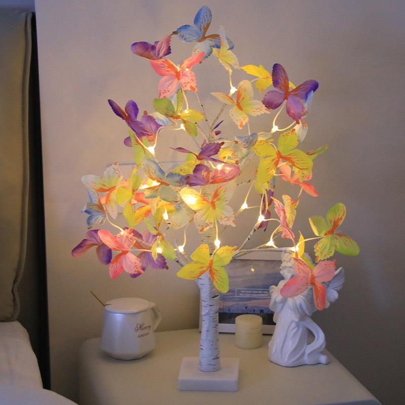 LED Christmas Birch Tree Lights - Home Decor for Living Room, Bedroom, and More