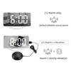 New LED Vibration Alarm Clock Mute Bedside Luminous Clock for the Deaf and Hard of Hearing with Snooze