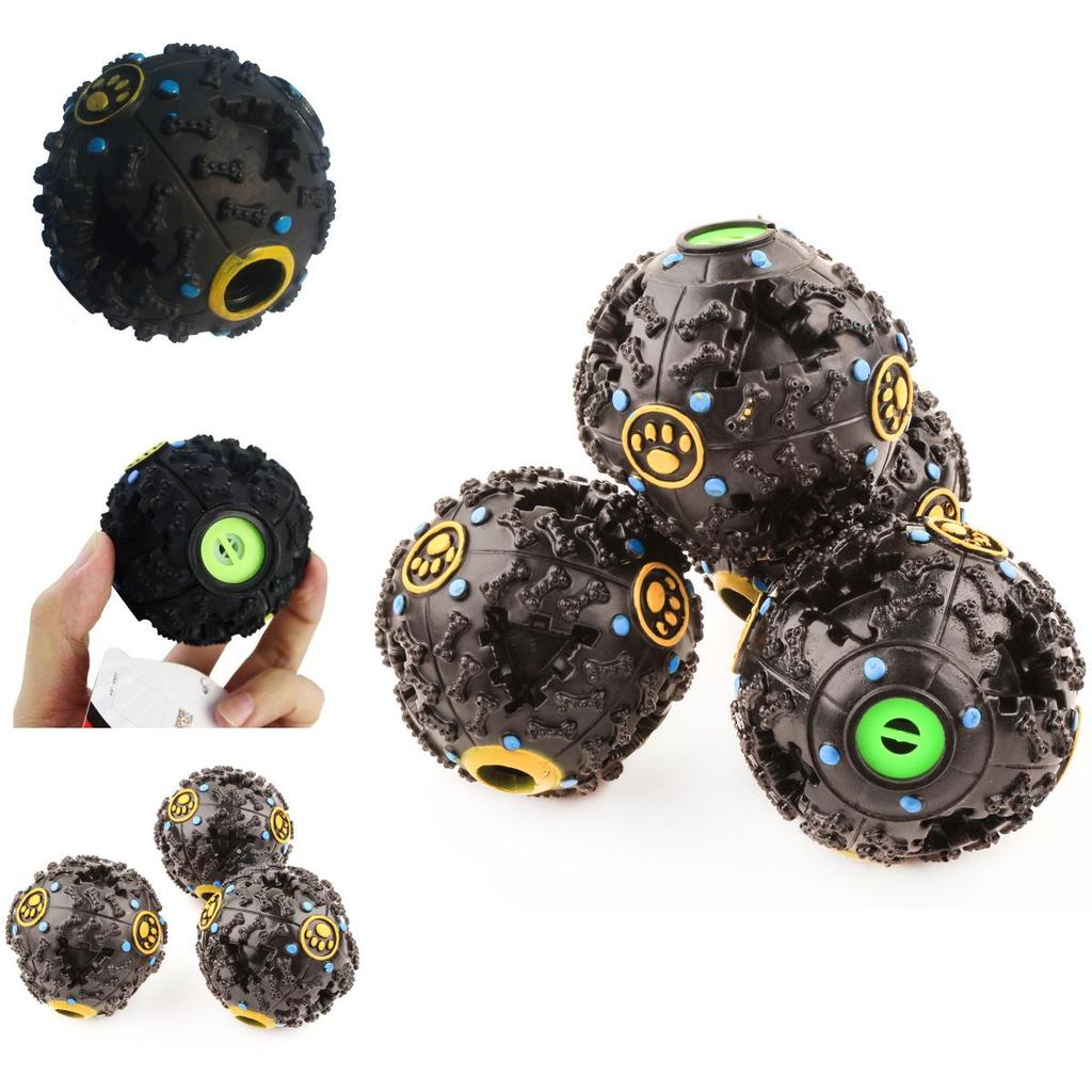 Fun Interactive Plastic Squeaky Chew Toy Ball For Dogs Ideal For Teeth Cleaning And Playtime