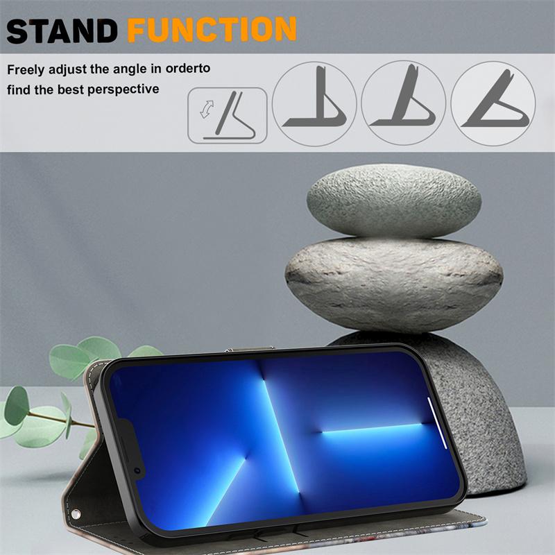 Edge60Pro/Edge60Fusion Smile Deer Case for Moto G86 G56 G85 G55 G35 G05 G84 G54 G34 G24 Funda Wallet Leather Cover Phone Case