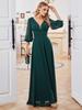 Women's Loose Slim Evening Dress - Bridesmaid Party Gown