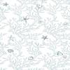 Underwater Coral Pattern Wallpaper Peeling Wallpaper Bohemian Cabinet Contact Paper Bedroom Self-adhesive Sticker