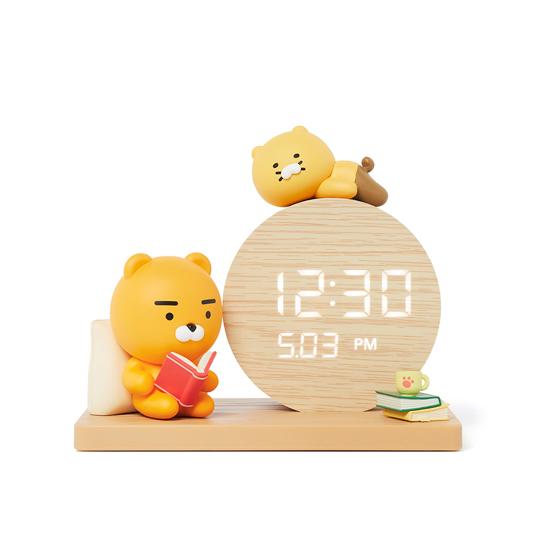 

KAKAO FRIENDS Настольные электронные часы_Ryan&Choonsik 1 шт.