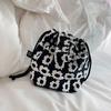 Bloom Black String Bag