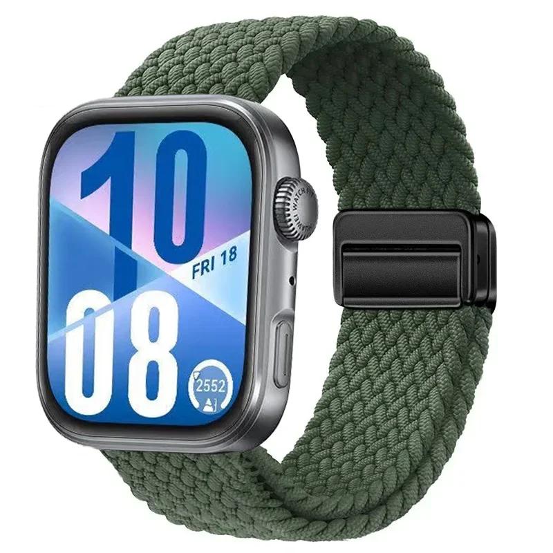 Magnetic Braided Strap for Huawei Watch Fit 4 Pro 3 Nylon Loop Correa Sports Bracelet for Huawei Fit3 Fit4 4Pro Band Accessories
