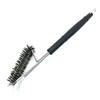 Three Head Scraper Stainless Steel Barbecue Brush Steel Wire Brush Barbecue Cleaning Brush Household Barbecue Tools Can Be Reused Ya468