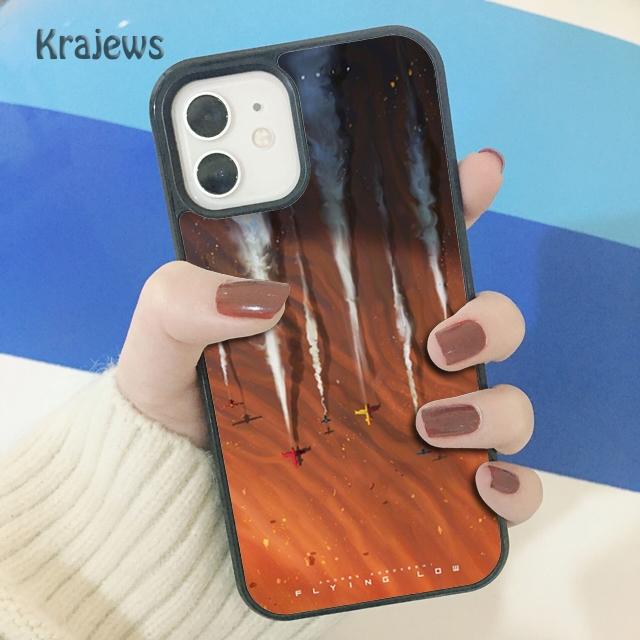 Krajews Aircraft Plane Airplane Soft Phone Case Cover For iPhone 14 5 SE 6s 7 8 Plus XR XS 11 12 13 Pro Max Samsung S21 S22ultra