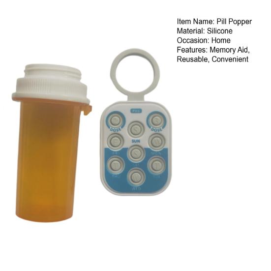Cheap Practical Mini Memory Aid Round Buttons Pill Case Medication Dose ...