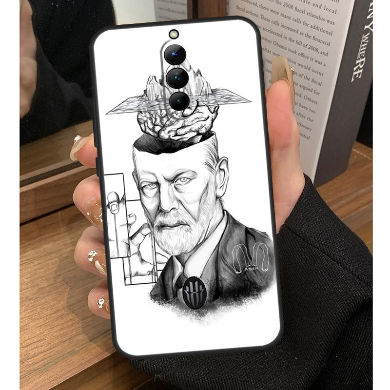 Sigmund Freud Case For Nubia Red Magic 10 9 8 Pro Plus 6 7 6S 7S Pro 6R 5G RedMagic 8S 9S Pro Plus Coque