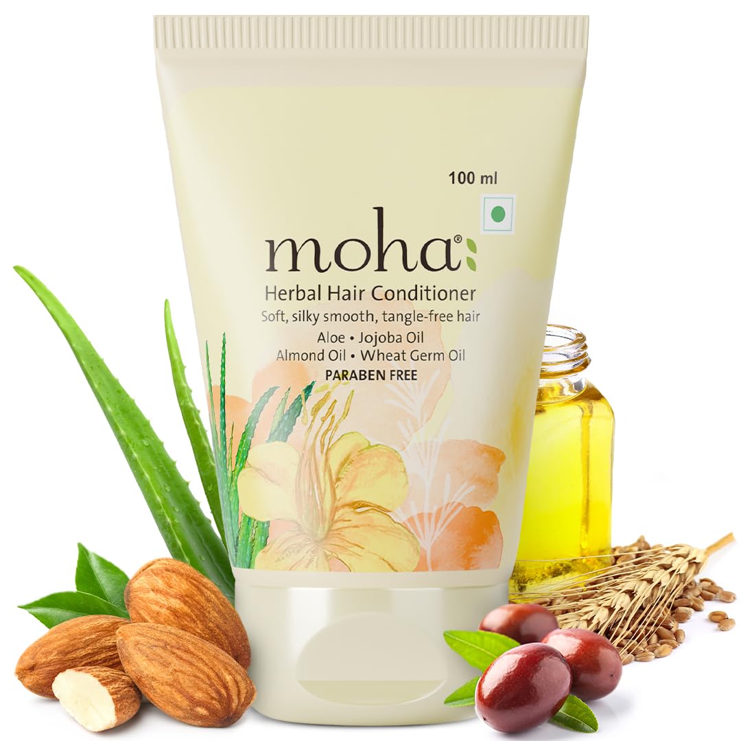 

Moha Herbal Hair Conditioner 100ml Pack of 1 | Moisturizes, Adds Shine, Reduces Frizz for Silky, Smooth Hair