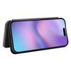 For iPhone 17 Case Carbon Fiber Texture Drop-Proof PU Leather Phone Cover