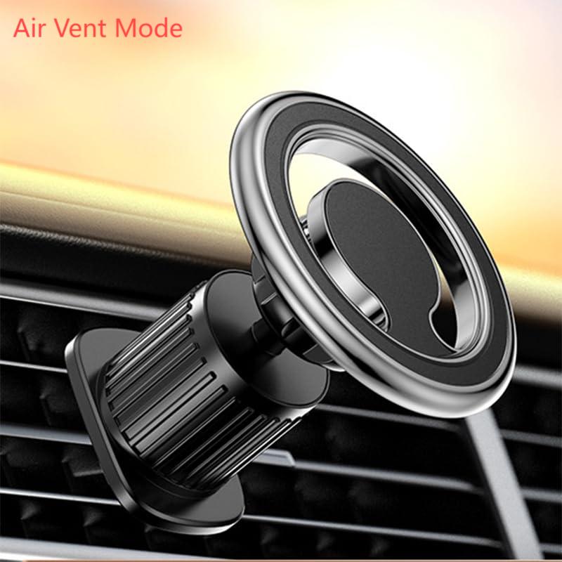 New Magnetic Phone Stand, Rotatable Dashboard Black, Mount Support GPS Mobile Bracket In Car For Macsafe iPhone 15 14 13 12