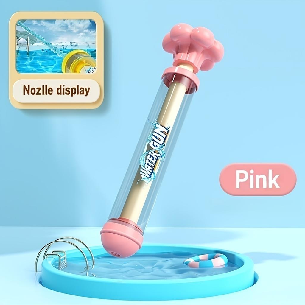 Water Pull-Out Gun Children'S Summer Pool Toy Water Gun With Flower-Shaped Handle Suitable For Swimming Pools Parties Suitable For Couple