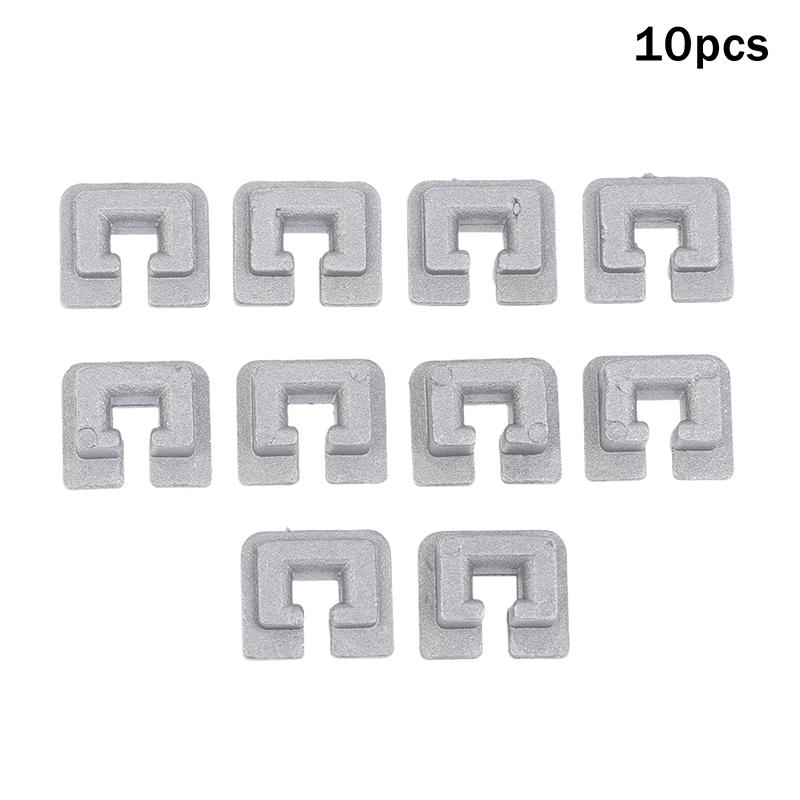 5/10Pcs Aluminum Alloy Trimmer Head Eyelet Square Cord Buckle Replacement Parts Gardening Tools Lawn Mower Trimmer Accessories