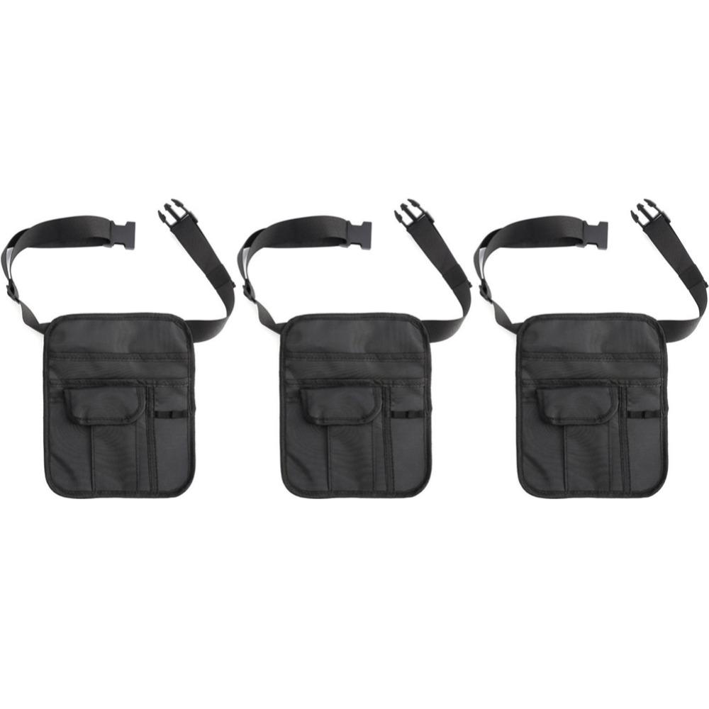 Tool Waist Bag Medical Staff Universal Multi Pocket Work Pocket Storage Hip Pouch for Waitress Apron  for Bars Cafes 1-5pcs
