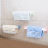 Nail-free Bathroom Towel Rack Traceless Storage Shelf Bath Towel Hanger Tower Bar Decoration