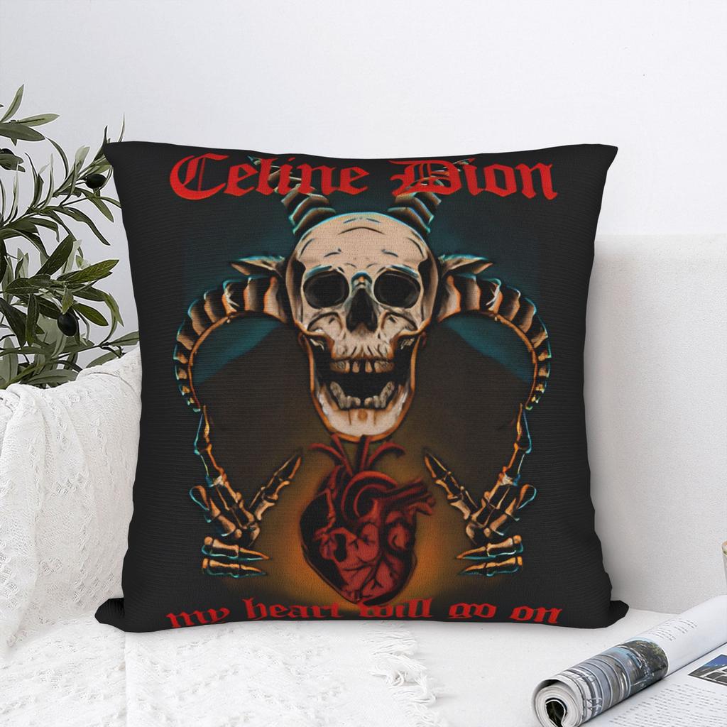 C-Celineds Dion My Heart Will Go On Pillow Case Custom Pillow Cover For Living Room Sofa Morden Pillowcases