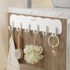 Wall Mounted Six Rows Hooks Heavy Duty Kitchen Storage Hook Towels Robe Hook  Home Organization