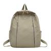 Schoolbag Japanese ins Fashion Backpack Large Capacity Lightweight Student School Bag Solid Color Simple Versatile Casual Commuter Backpack