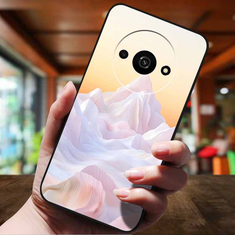 Für Xiaomi Redmi A3 Hülle Niedliche Cartoon Anti-Klopfen Silikon Weiche TPU Rückseite für Redmi A3 pro 4G Handyhülle A 3 RedmiA3 Funda