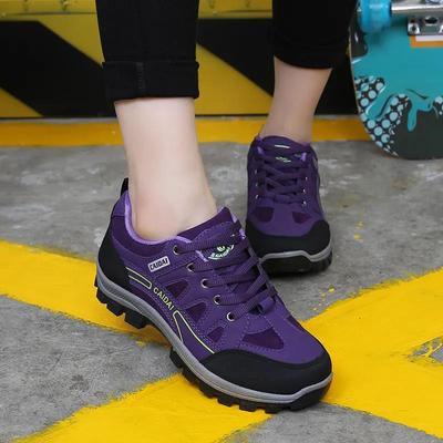 Outdoor Hiking Shoes Women's Lightweight Waterproof Hiking Shoes Non-slip Wear-resistant Running Sports Travel Shoes