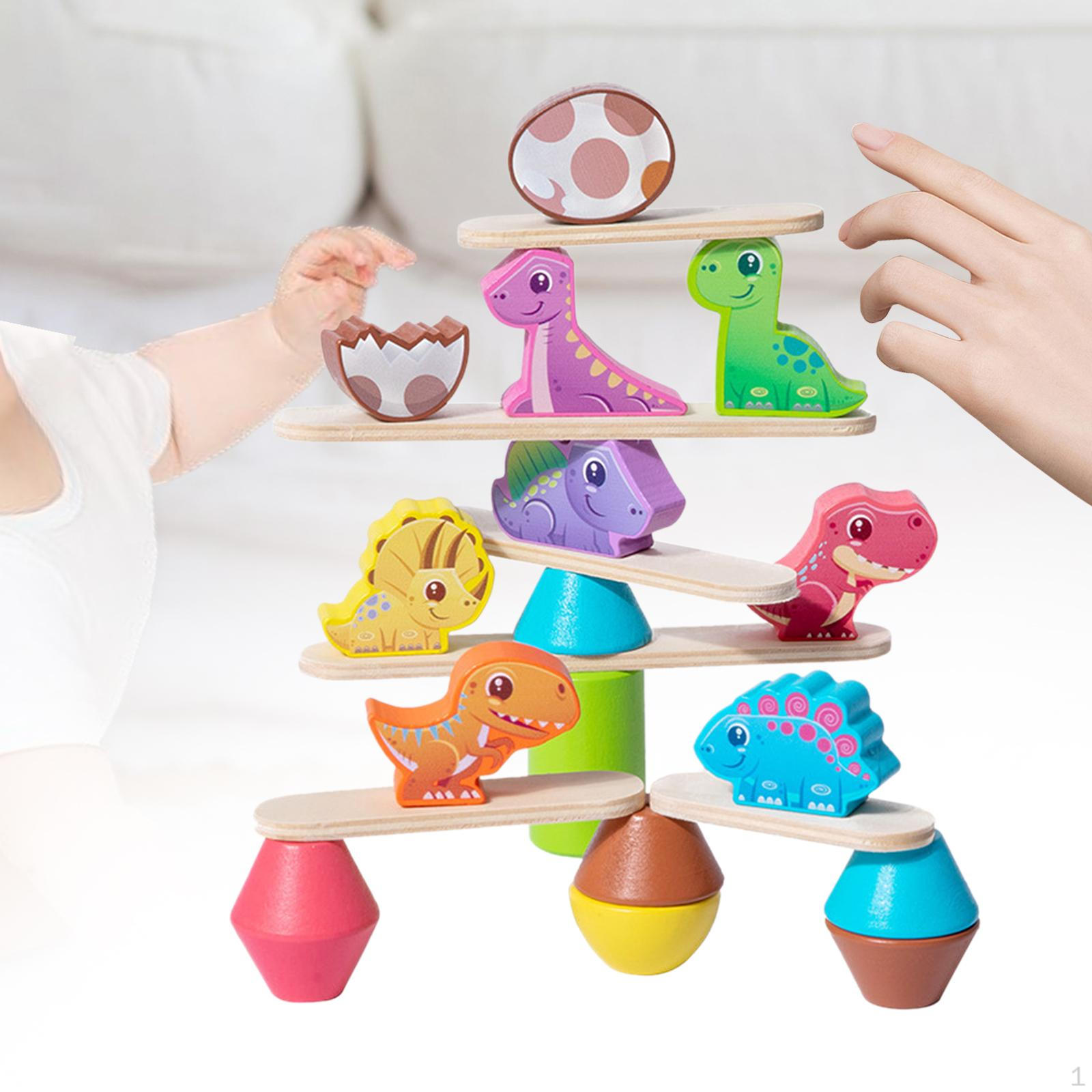 Creative Stacking Blocks: Fun Motor Skills Toy for Boys and Girls Dinosaur