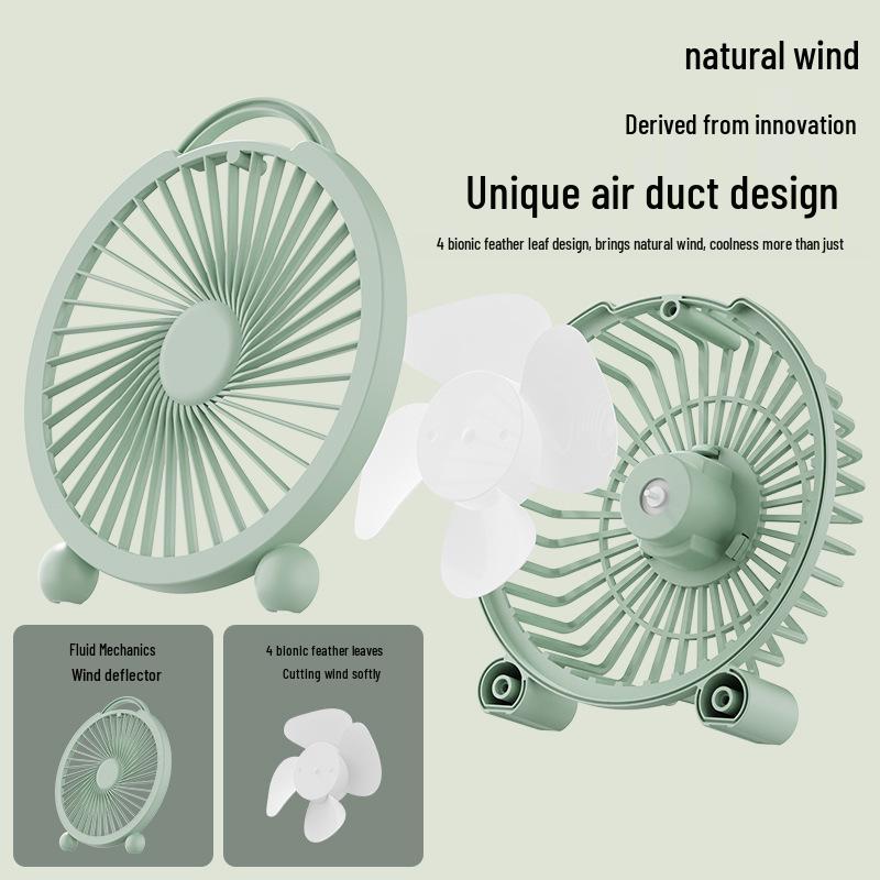 Rechargeable USB Desktop Fan for Office or Study