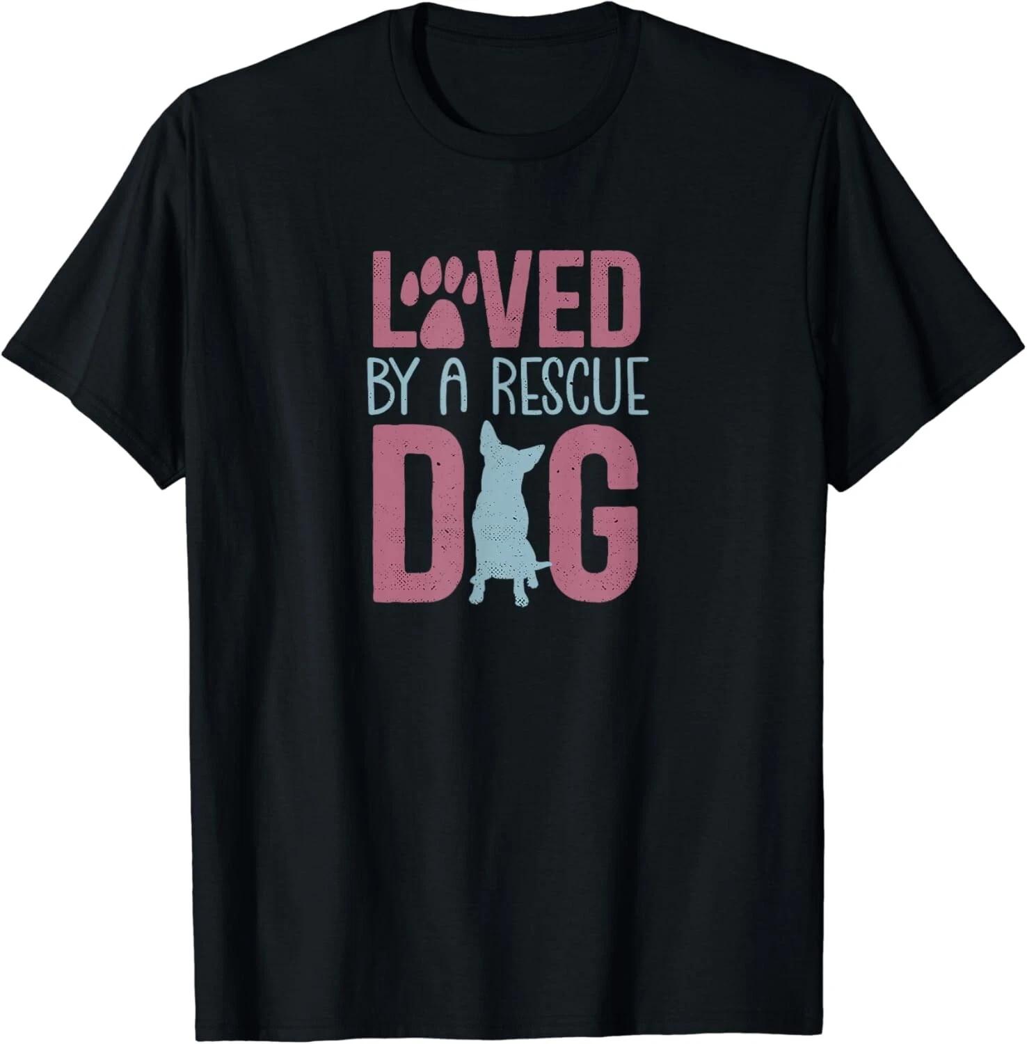 Rescue Dog Animal Adoption Rescue Dog Foster Lover Gift Unisex T-Shirt 4XL