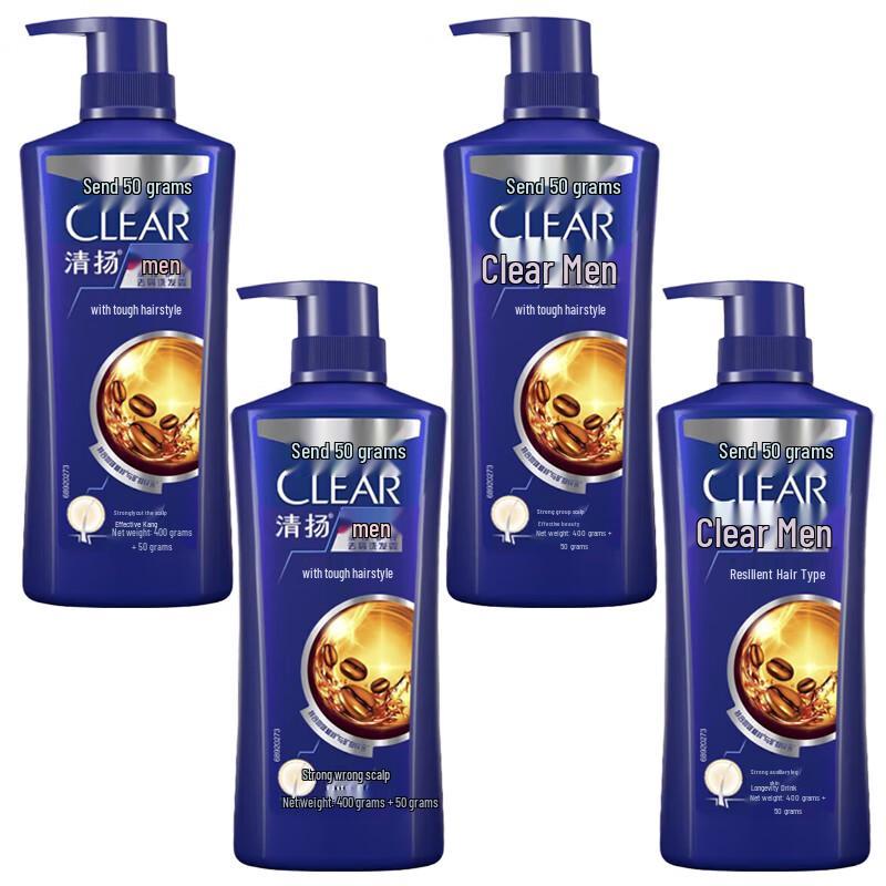 Clear Anti-Hair Fall & Dandruff Shampoo 4-Pack