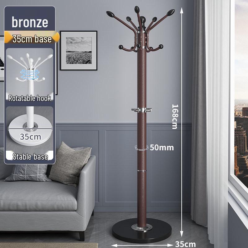 Modern Floor-Standing Coat and Clothes Rack for Bedroom or Living Room
