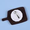 Coffee Cup Spoon Miniature Coffee Cups Pretend-Play Kid Saucer Kitchen Realistic Dollhouses Saucer Props