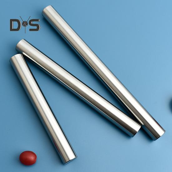 Dough Rolling Pin Reusable Food Grade Not Sticky Polished Long-lasting Labor-saving Stainless Steel Smooth Surface Making Kitchen Rolling Pin