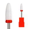 5-Piece Ceramic Nail Drill Bits Set for Manicure & Pedicure