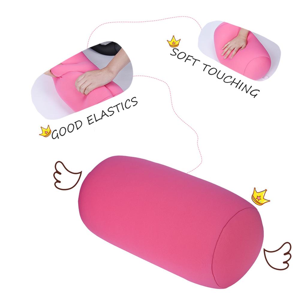 Mini Microbead Back Cushion Roll Throw Pillow Travel Home Sleep Neck Support Comfortable Home Seat Pillow