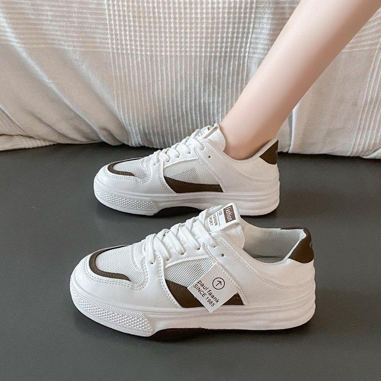 Wholesale White Shoes for Women  Spring and Summer New Mesh Breathable Lightweight Student Casual Ladies Sneaker