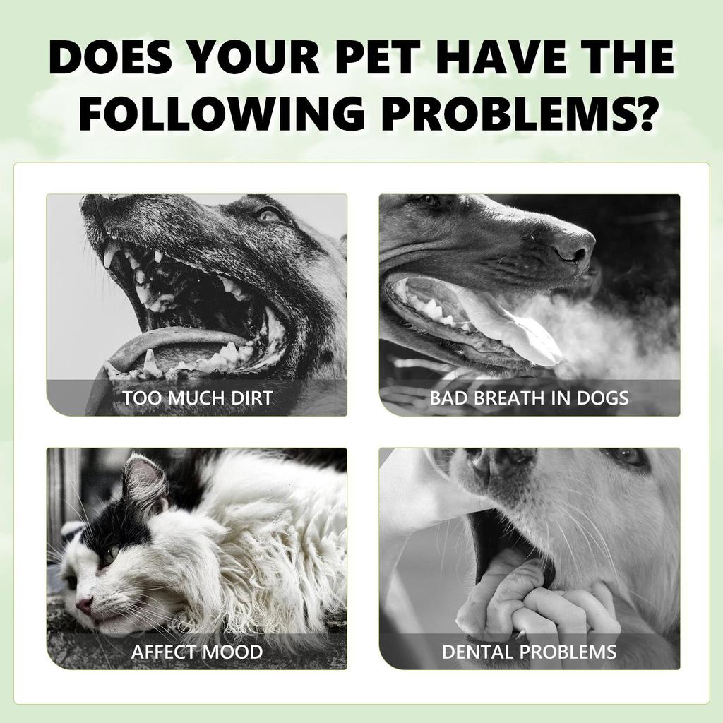 Pet Oral Cleaning Spray Mouth Tartar Plaque Clean Kitten Bad Breath Removal Dntal Calculus Prevention Cat Breath Freshen Liquid