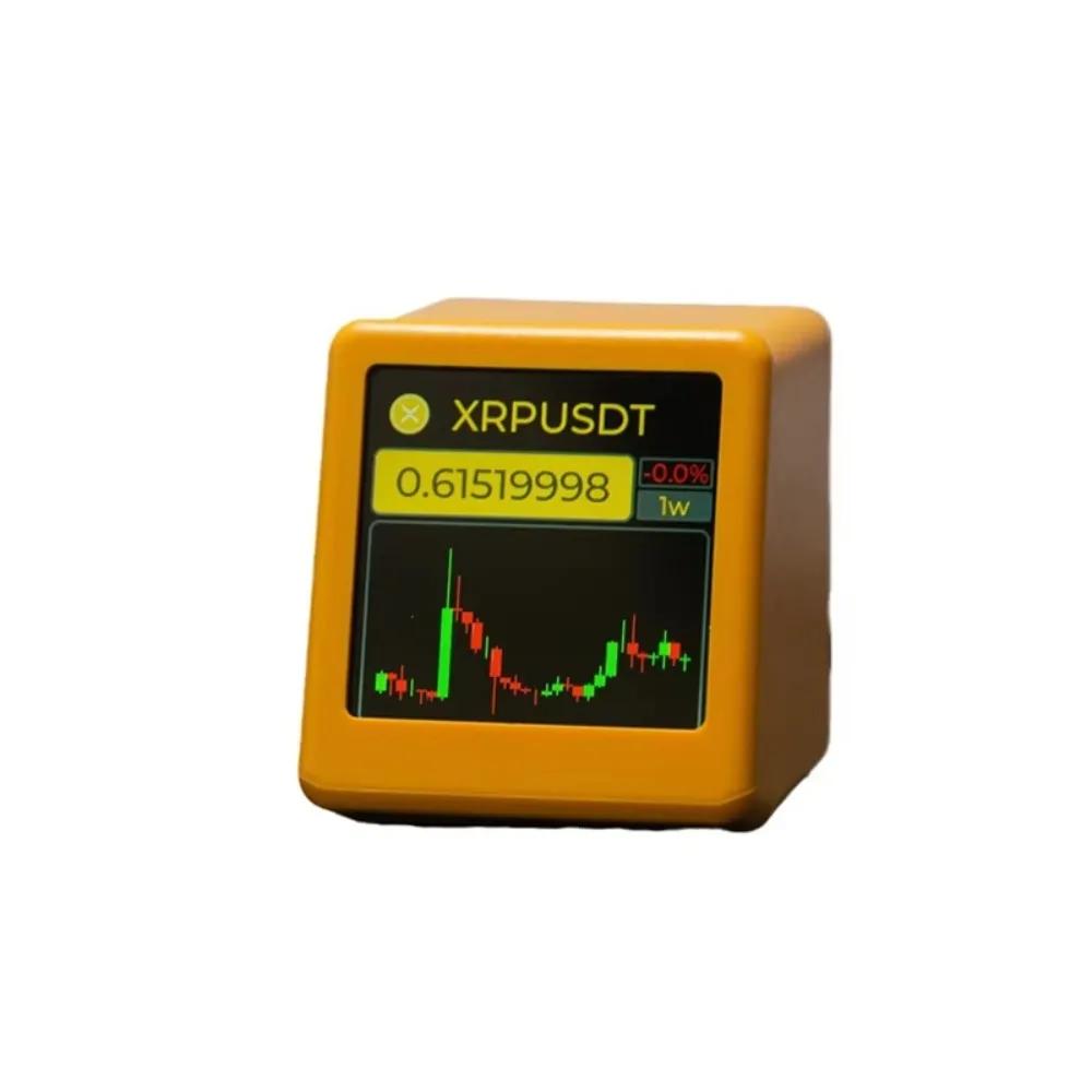 Smart Weather Clock Realtime Bitcoin Price Tracker Display Stock Ticker Cryptocurrency Exchange Rate Desktop Clock Home Decor