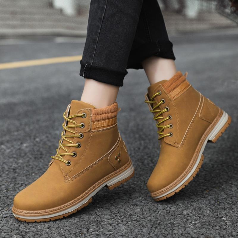 Pánské outdoorové platformové podzimní a zimní kotníkové boty