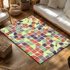 Unique Geometric Doormat Indoor Large Carpet Modern Abstract Area Rug Home Decor Welcome Mat Floor Carpet Stylish Entrance Mat
