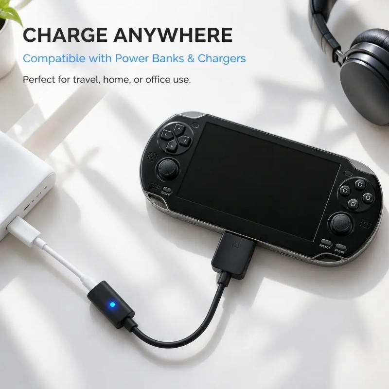 Type C Female To For 1000 Charging Wire Fit Game Devices And Scenario Portable Charging Cord