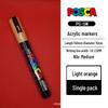 Mitsubishi POSCA PC-5M Wasserbasierter Poster- & Graffiti-Stift, Mittlere Spitze (1,8-2,5 mm), 17 Farben