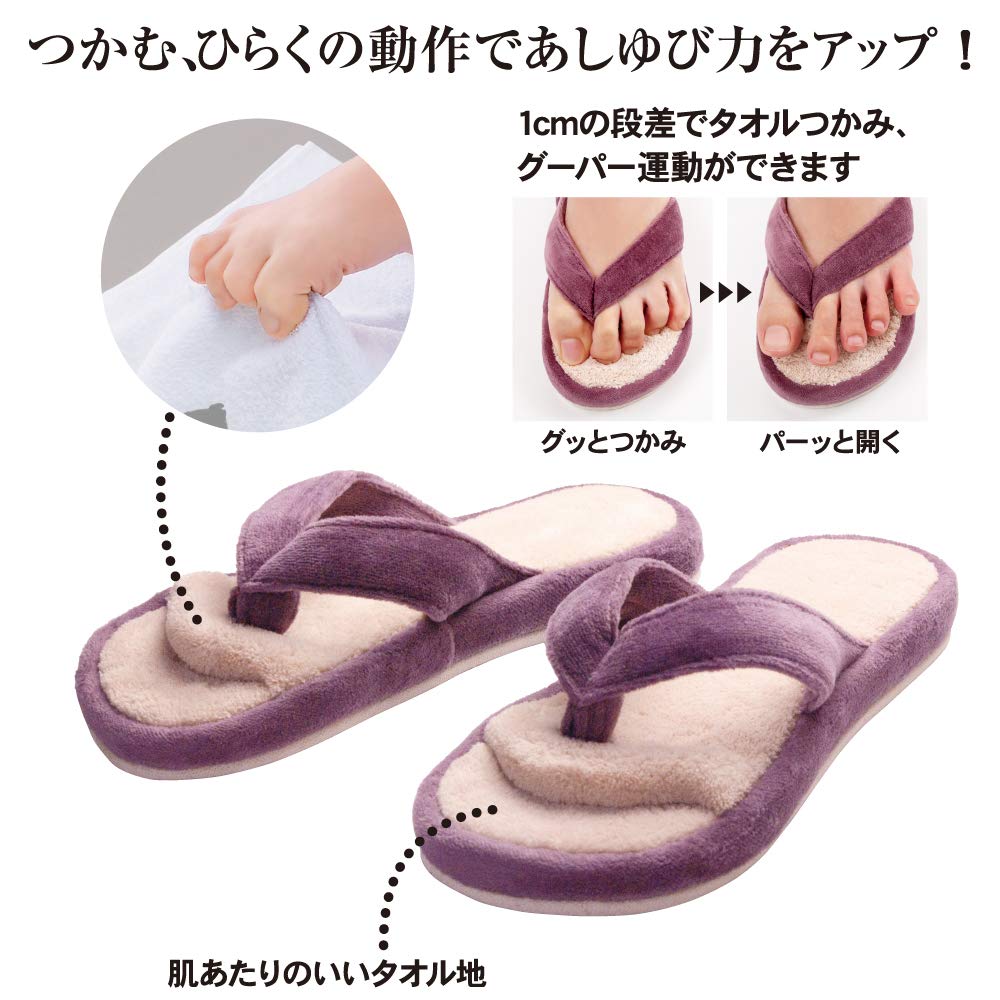 Alphax Stretch Toe Slippers, Navy