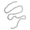 1Yard Round Flower Crystal Rhinestone Chain Sewing Decor Silver